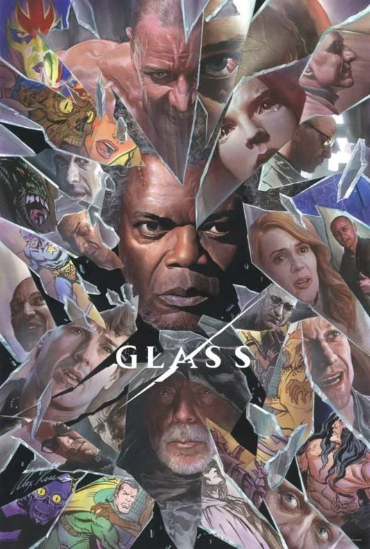 Glass 2018 SDCC mini poster Alex Ross art Samuel L. Jackson - AutographsForSale.com