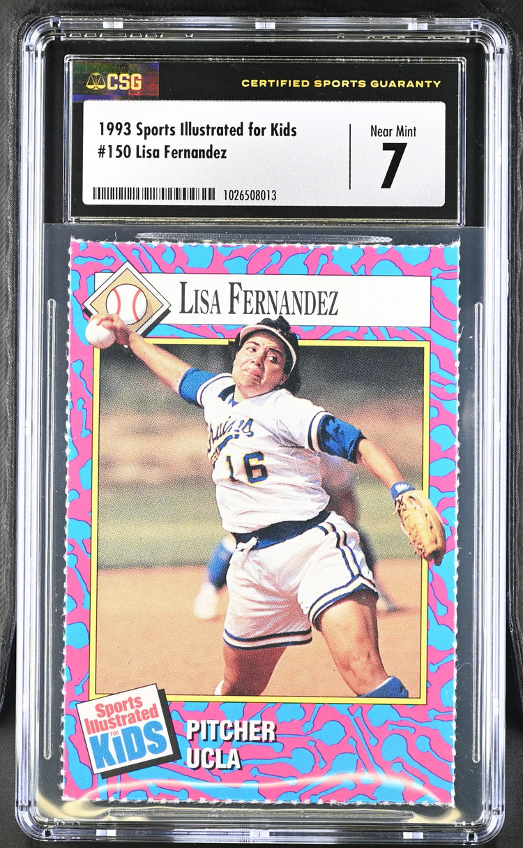 Lisa Fernandez UCLA Bruins 1993 Sports Illustrated For Kids Softball Rookie Card CSG Graded 7 Nrmt - AutographsForSale.com