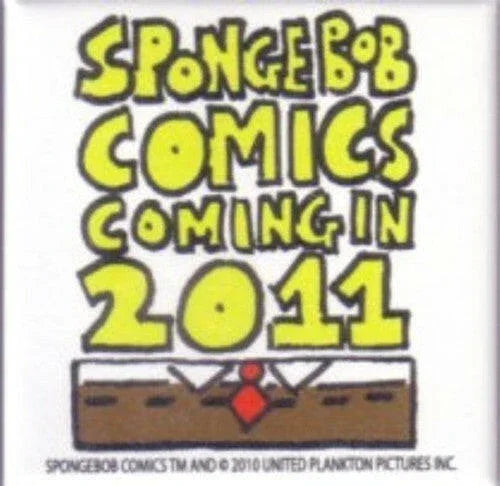 Spongebob Squarepants Comics 2010 SDCC promo Button Pin - AutographsForSale.com