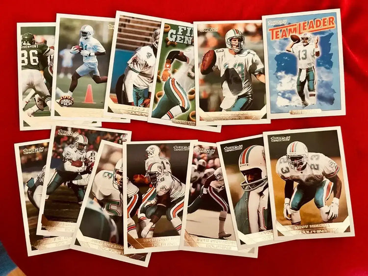 Dolphins 1993 Topps Gold partial team set Dan Marino OJ McDuffie RC - AutographsForSale.com