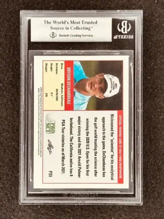 Bryson DeChambeau 2021 Leaf Pro Set Scientist Short Print RC BGS 8.5 - AutographsForSale.com