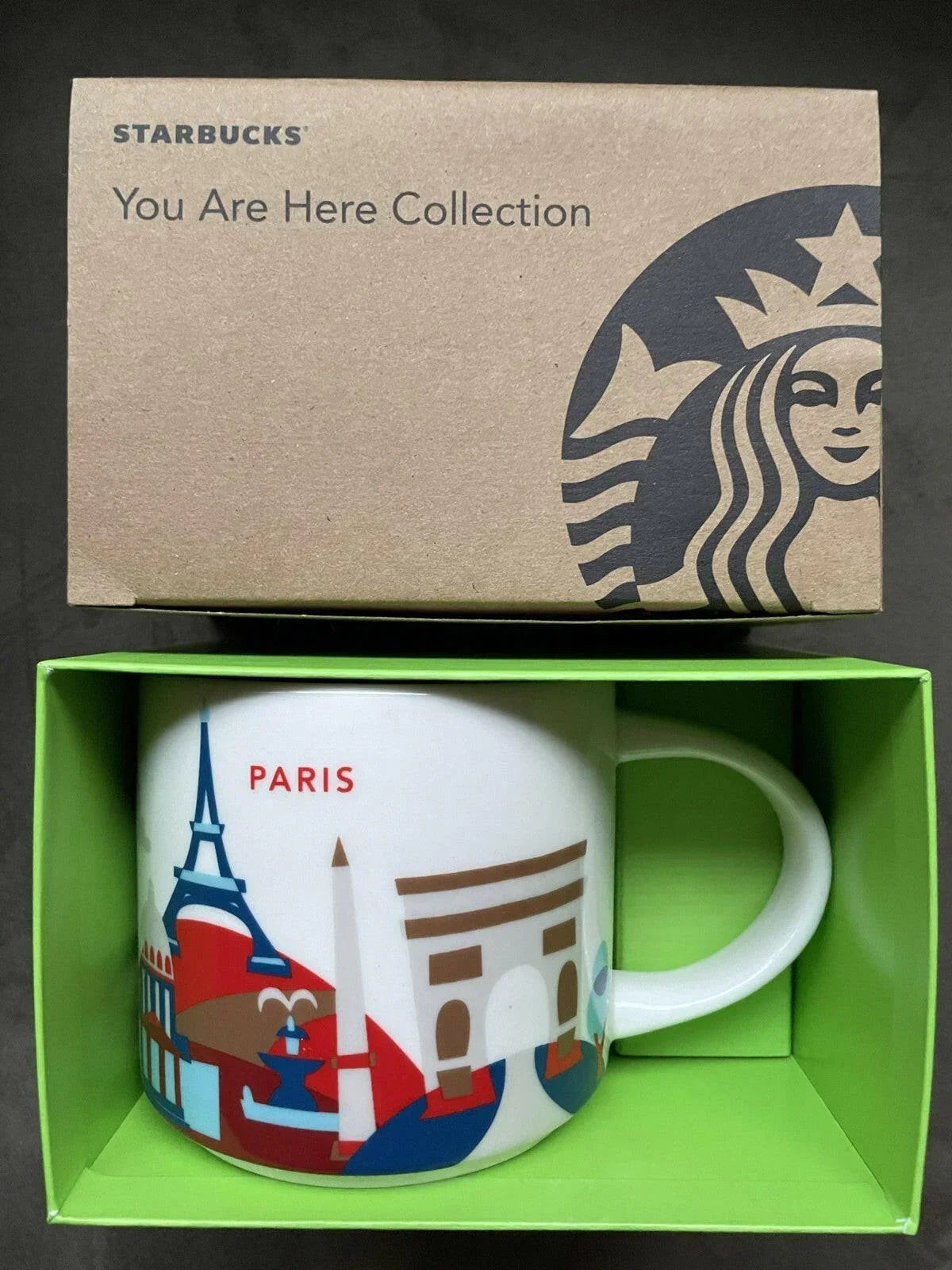 Starbucks 2013 You Are Here Collection Paris 14 Ounce Collector Coffee Mug New - AutographsForSale.com
