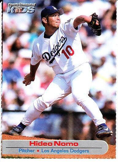 Hideo Nomo LA Dodgers 2002 SI for Kids card - AutographsForSale.com