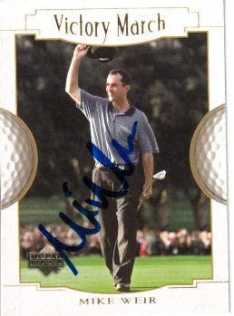 Mike Weir autographed 2001 Upper Deck golf card - AutographsForSale.com