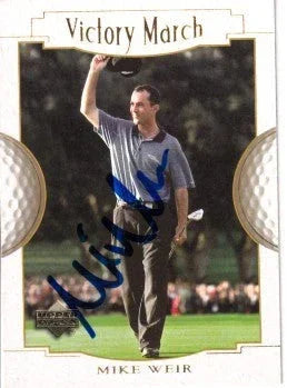 Mike Weir autographed 2001 Upper Deck golf card - AutographsForSale.com