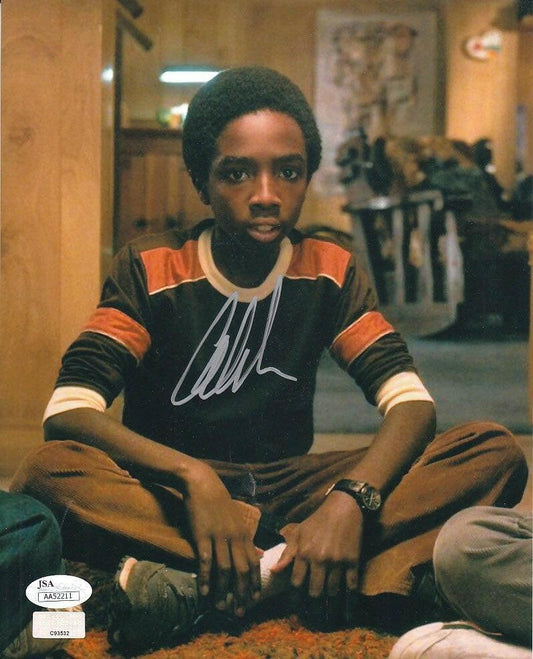 Caleb Mclaughlin autographed Stranger Things 8x10 portrait photo JSA - AutographsForSale.com