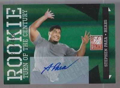 Stephen Paea Chicago Bears certified signed 2011 Donruss Elite RC /499 - AutographsForSale.com