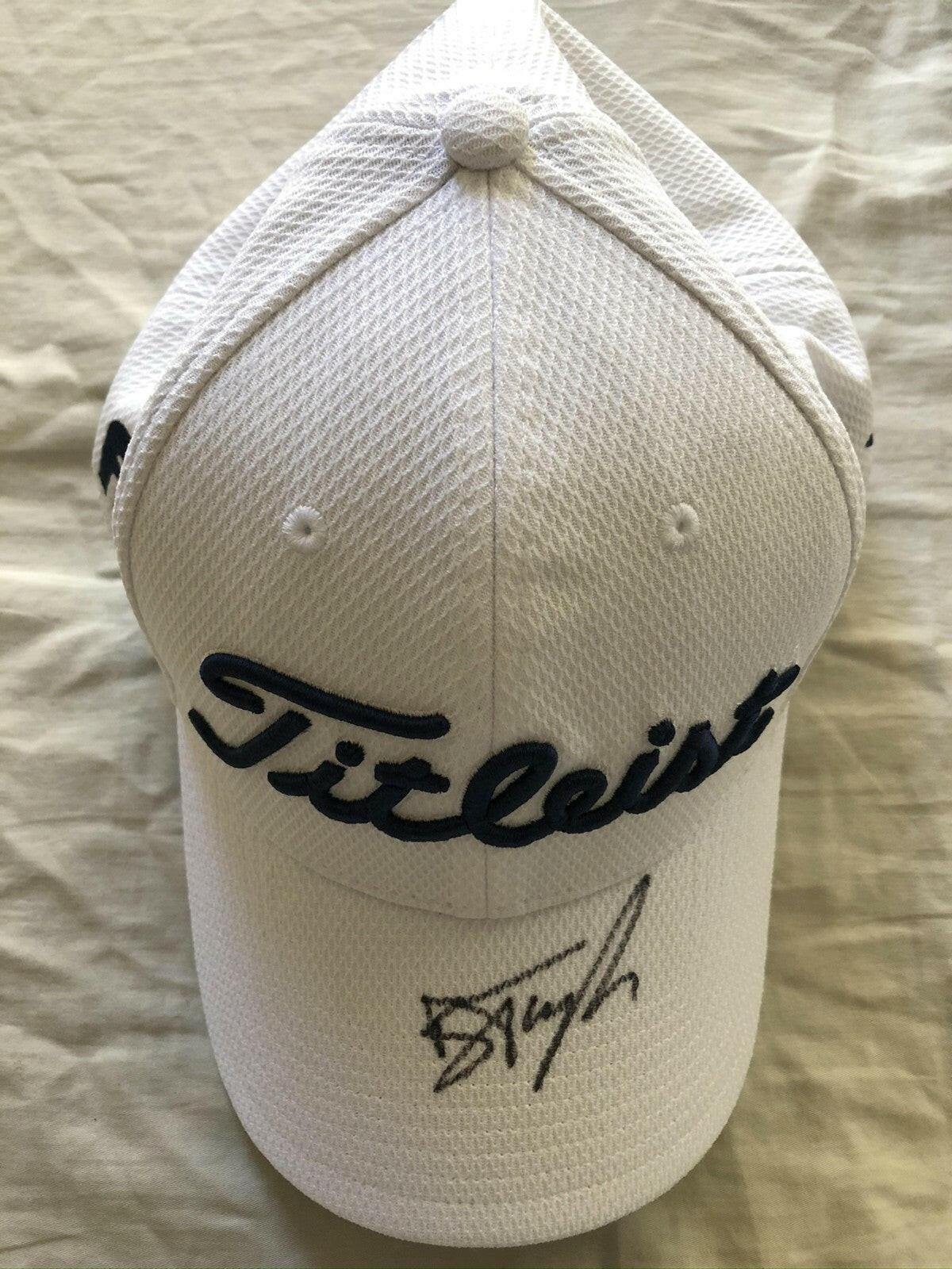 Ben Taylor signed 2020 Farmers Insurance Open used Titleist golf cap - AutographsForSale.com