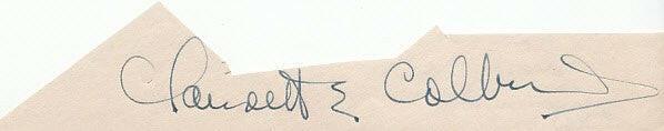 Claudette Colbert autograph cut signature (It Happened One Night) - AutographsForSale.com