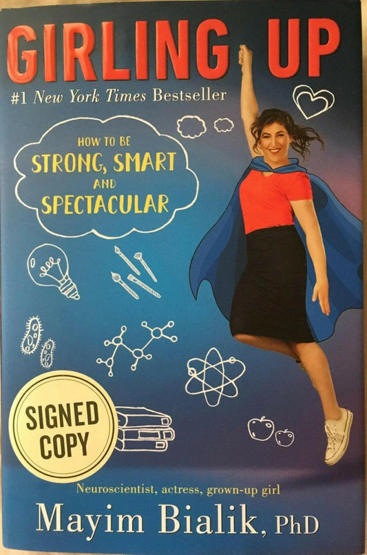 Mayim Bialik signed Girling Up 1st edition book Big Bang Theory - AutographsForSale.com