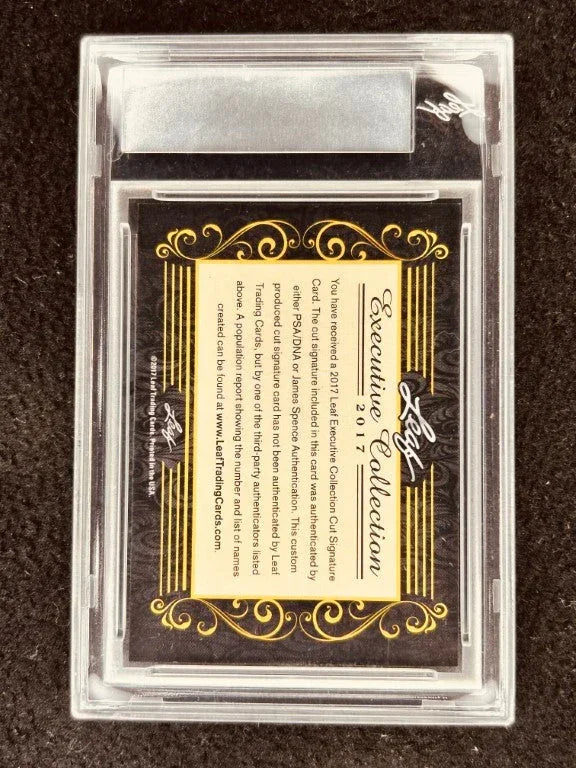 Elijah Wood 2017 Leaf Masterpiece Cut Signature certified signed card 1/1 LOTR - AutographsForSale.com