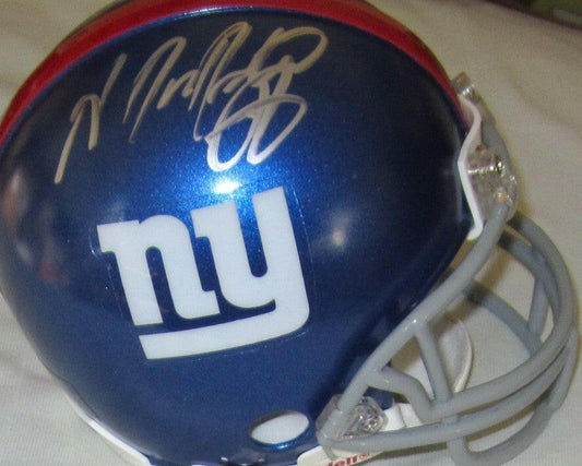 Antrel Rolle and David Diehl autographed New York Giants Super Bowl 46 Champions mini helmet JSA - AutographsForSale.com