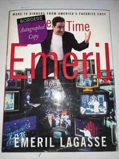 Emeril Lagasse autographed Prime Time Emeril cookbook - AutographsForSale.com