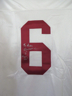 Cody Kessler signed USC Trojans Nike white jersey (to Alex) - AutographsForSale.com