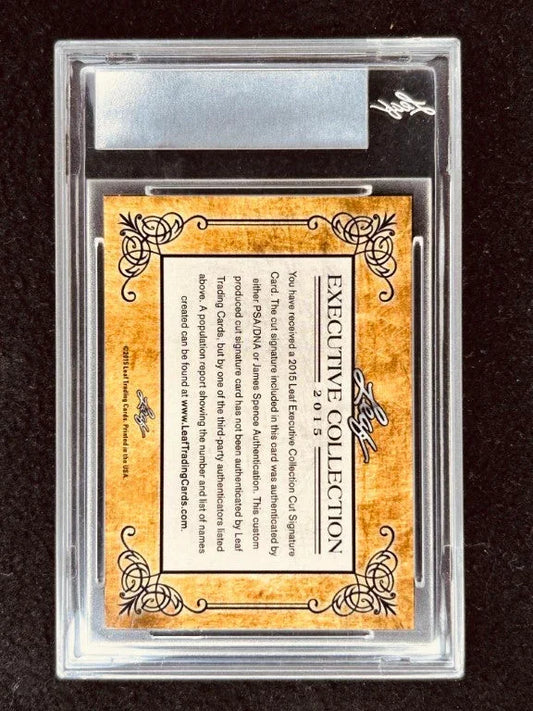 Moon Bloodgood 2015 Leaf Masterpiece Cut Signature certified autograph card 1/1 JSA Falling Skies - AutographsForSale.com