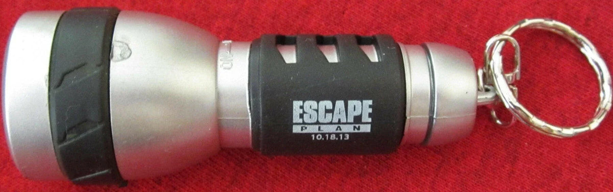 Escape Plan movie 2013 Comic-Con promo flashlight keychain - AutographsForSale.com