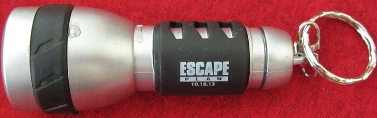Escape Plan movie 2013 Comic-Con promo flashlight keychain - AutographsForSale.com