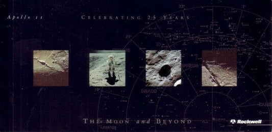 Apollo 11 25th Anniversary 1994 Rockwell Oversized postcard - AutographsForSale.com
