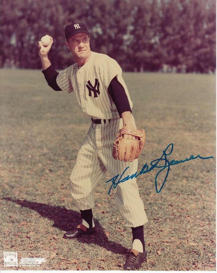 Hank Bauer autographed New York Yankees 8x10 photo - AutographsForSale.com