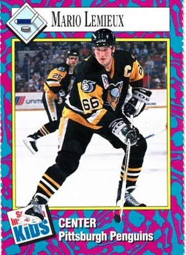 Mario Lemieux Pittsburgh Penguins 1993 SI for Kids card - AutographsForSale.com
