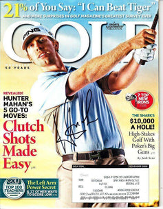 6 Hunter Mahan autographed Golf World or Golfweek magazines - AutographsForSale.com