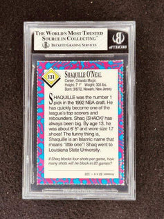 Shaquille O'Neal Orlando Magic 1993 SI for Kids card BGS 7.5 - AutographsForSale.com