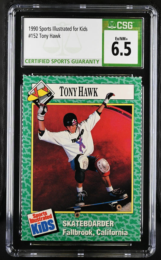 Tony Hawk 1990 SI for Kids skateboarding RC CSG 6.5 - AutographsForSale.com