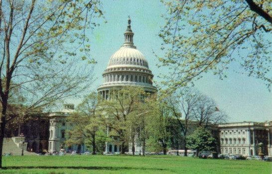 US Capitol Building vintage 60s color Prince litho postcard - AutographsForSale.com