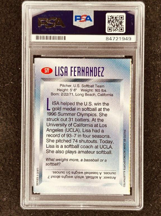 Lisa Fernandez autographed 1997 Sports Illustrated for Kids softball card PSA/DNA - AutographsForSale.com