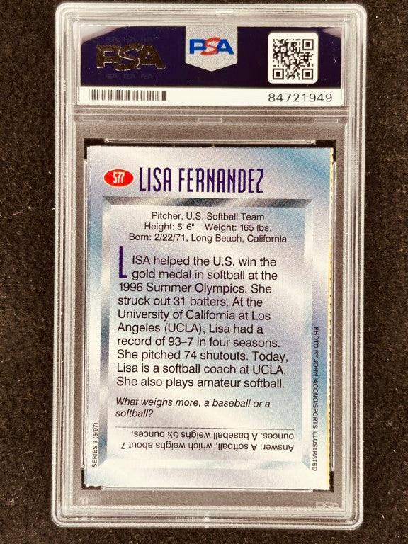 Lisa Fernandez autographed 1997 Sports Illustrated for Kids softball card PSA/DNA - AutographsForSale.com