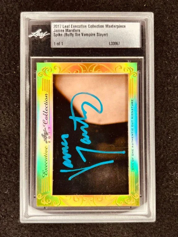 James Marsters 2017 Leaf Masterpiece Cut Signature certified signed card 1/1 JSA Buffy Vampire Slayer - AutographsForSale.com