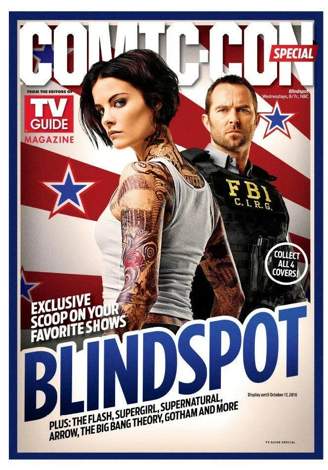 Blindspot 2016 SDCC TV Guide magazine Jaimie Alexander cover - AutographsForSale.com