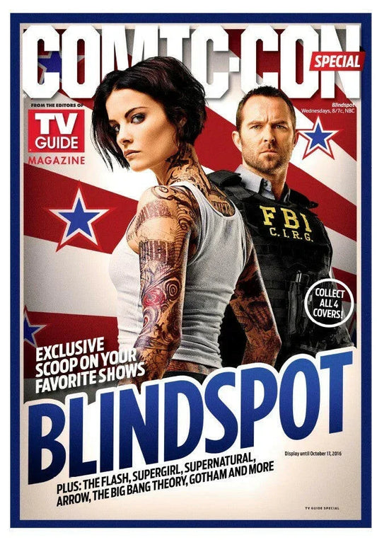 Blindspot 2016 SDCC TV Guide magazine Jaimie Alexander cover - AutographsForSale.com