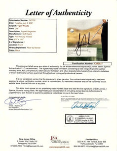 Tiger Woods autographed 2002 Golf Digest magazine JSA - AutographsForSale.com
