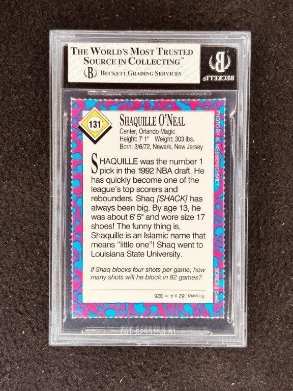 Shaquille O'Neal Orlando Magic 1993 SI for Kids card BGS 8 - AutographsForSale.com