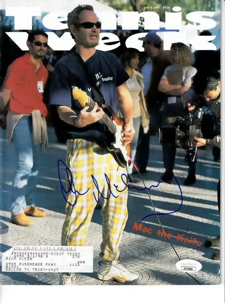 John McEnroe autographed 1997 Tennis Week magazine JSA - AutographsForSale.com