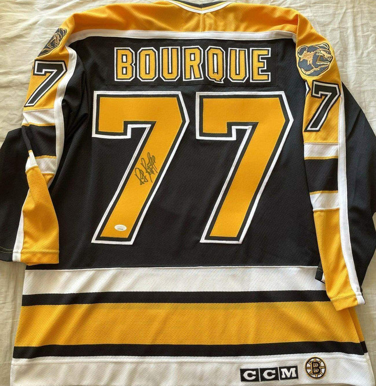 Ray Bourque autographed Boston Bruins 1995-96 CCM jersey with All-Star Game patch JSA - AutographsForSale.com