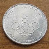 1996 USA Olympic Cycling team General Mills Coin Medallion - AutographsForSale.com