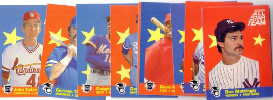 1986 Fleer All-Star Team 12 insert card set (George Brett Don Mattingly Cal Ripken) - AutographsForSale.com