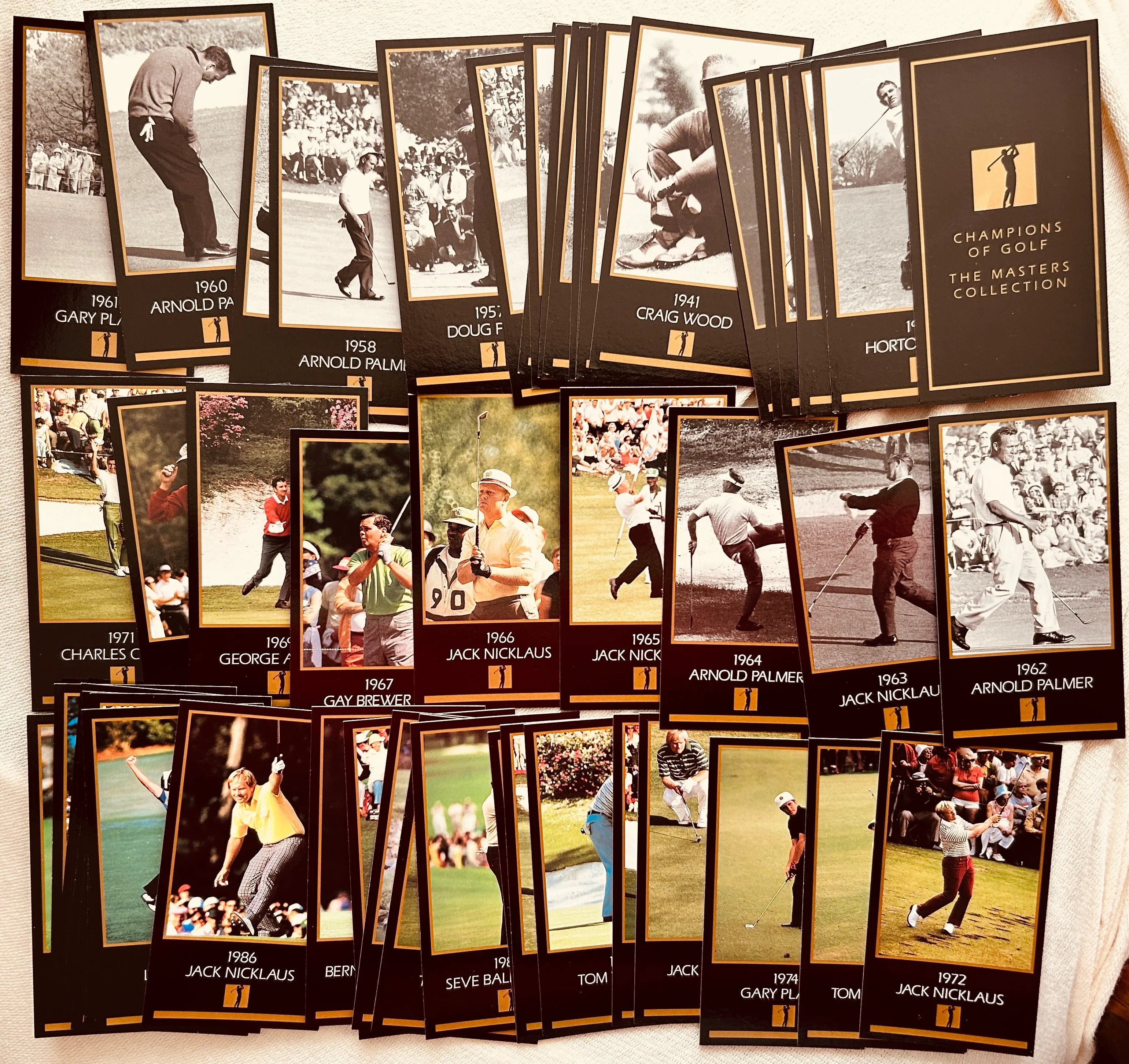 1997 Grand Slam Masters Champion 62 card set Tiger Woods - AutographsForSale.com