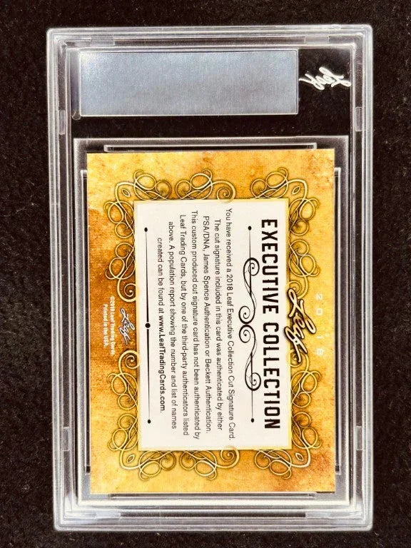 Kenny Baker 2018 Leaf Masterpiece Cut Signature certified signed card 1/1 PSA/DNA Star Wars R2-D2 - AutographsForSale.com