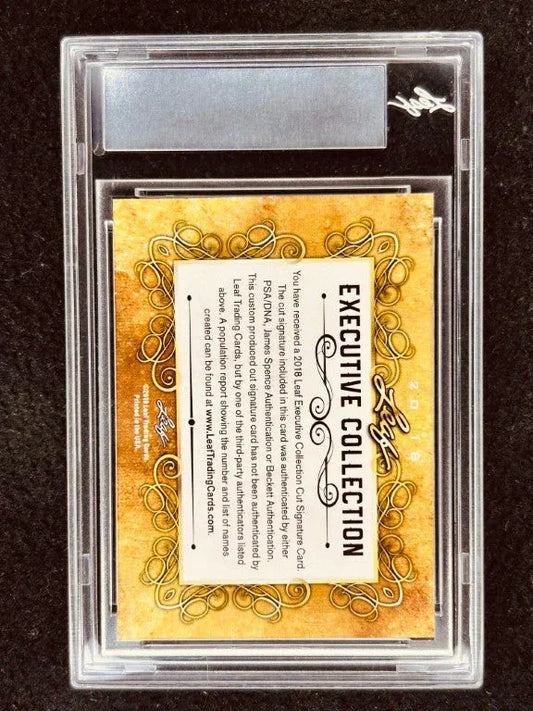 Kenny Baker 2018 Leaf Masterpiece Cut Signature certified signed card 1/1 PSA/DNA Star Wars R2-D2 - AutographsForSale.com