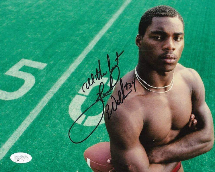 Herschel Walker signed Georgia Bulldogs 8x10 photo w/ All best JSA - AutographsForSale.com