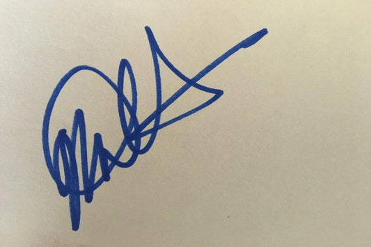 Mike D'Antoni autographed 3x5 inch plain paper Rockets Suns - AutographsForSale.com