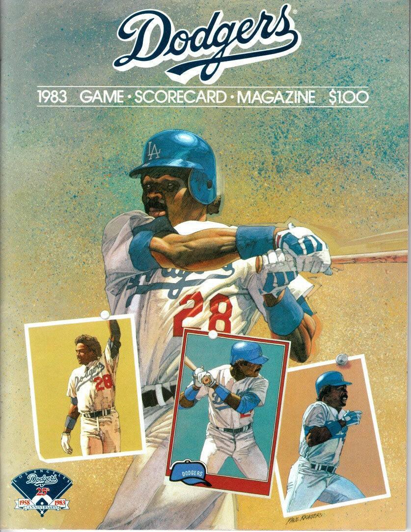 Pedro Guerrero Los Angeles Dodgers 1983 program - AutographsForSale.com