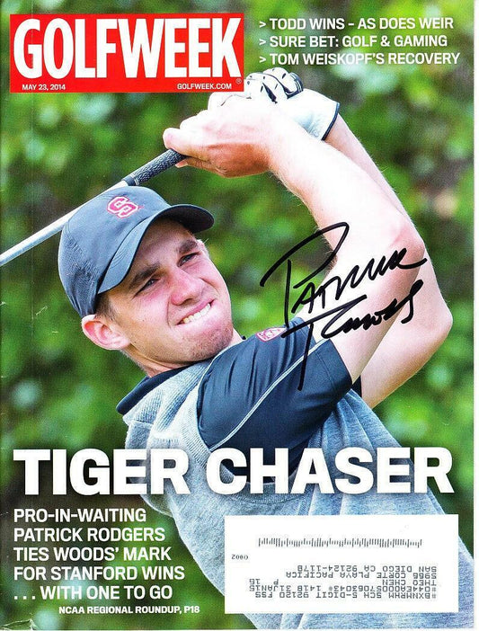 Patrick Rodgers autographed 2014 Golfweek magazine - AutographsForSale.com