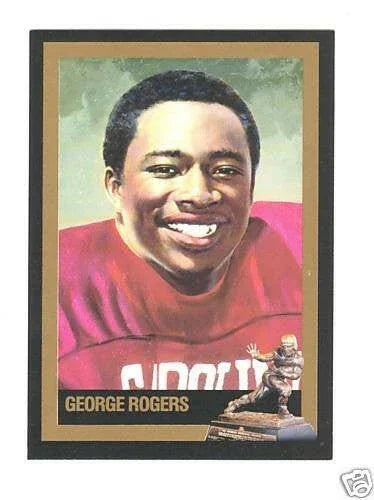 George Rogers South Carolina Gamecocks 1980 Heisman Trophy Winner card - AutographsForSale.com