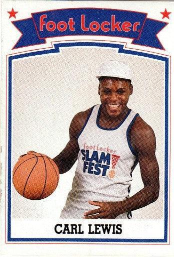 Carl Lewis 1989 Foot Locker Slam Fest Rookie Card - AutographsForSale.com