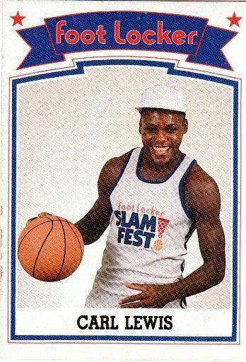 Carl Lewis 1989 Foot Locker Slam Fest Rookie Card - AutographsForSale.com