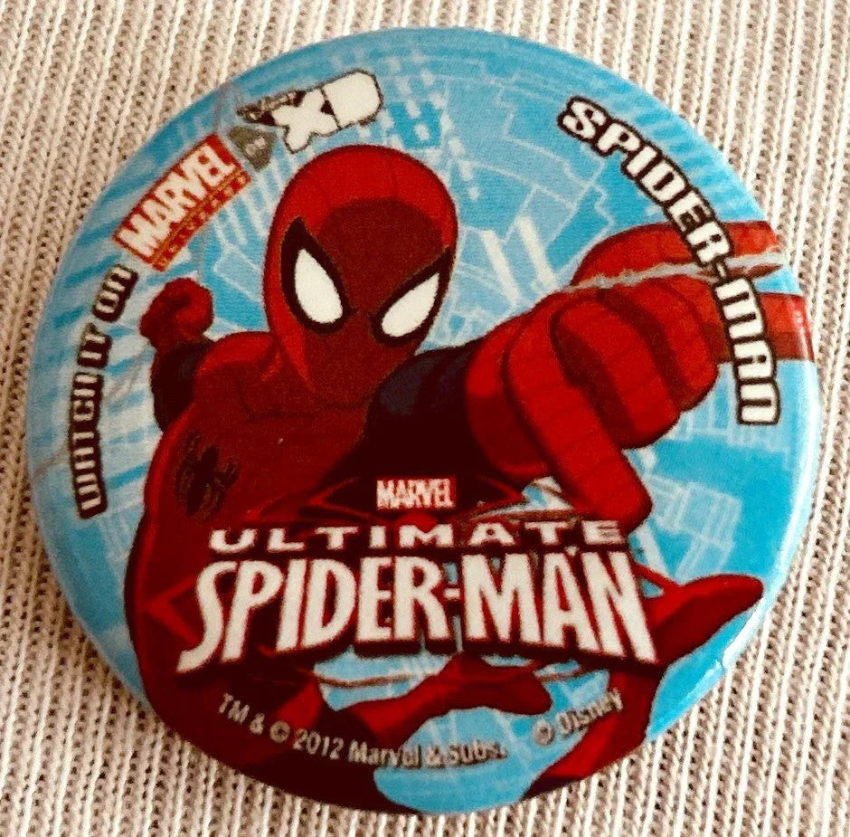 Ultimate Spider-Man 2012 SDCC Marvel promo button pin - AutographsForSale.com
